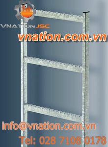 retractable ladder / galvanized steel / for wells