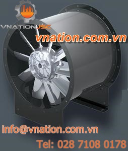 axial fan / ventilation / low-pressure / EC