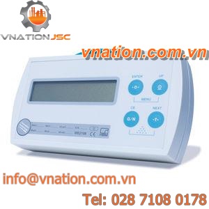 digital weight indicator / panel-mount / for platform scales