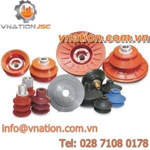 flat suction cup / bellows / oval