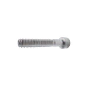 hex socket screw / cylindrical head / stainless steel / shut-off