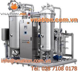 in-line mixer / for the food industry / for carbonated drinks / automatic