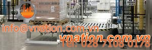roller conveyor / roller / for pallets / horizontal