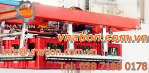 handling palletizer / case / automatic / robotic