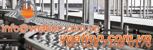 belt conveyor / can / modular / horizontal
