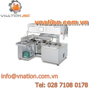 semi-automatic cartoner / bottle / syringe / for blister packs