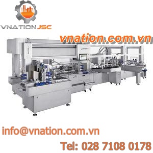 semi-automatic cartoner / fully automatic / for the pharmaceutical industry / compact
