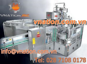 bottle filler / automatic / monobloc / with mass flow meter
