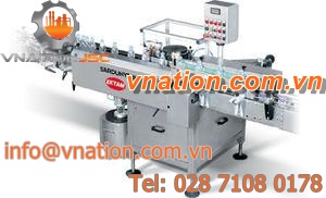 side labeler / linear / cold-glue / for self-adhesive labels