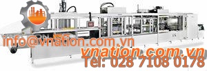roll-fed thermoforming machine / for packaging / automatic / high-speed
