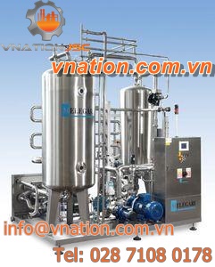 rotor-stator mixer / batch / for the food industry / for carbonated drinks