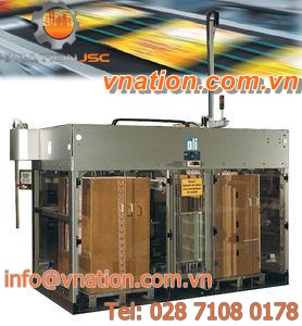 high level infeed palletizer / case / tray / automatic
