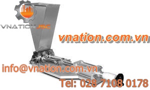 food product pump / piston / stainless steel / metering