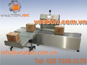 cardboard box checkweigher / with belt conveyor