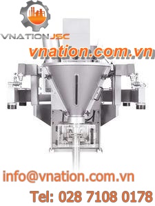 multihead weighing machine / with screw feeder / for bulk materials