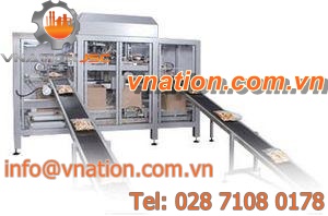 pick-and-place case packer / vertical / automatic / bag
