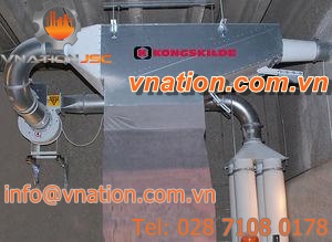 air separator / air / for pneumatic conveying