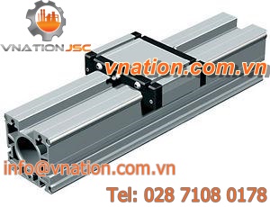track linear guide / profiled rail / stainless steel / aluminum