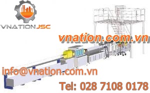 pipe extrusion line / for PET