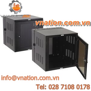 data cabinet / network / wall-mount / hinged door