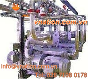 rotary vane vacuum pump / lubricated / single-stage / pneumatic