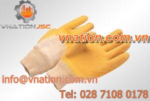 work gloves / wear-resistant / cotton / rubber