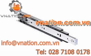 full-extension telescopic slide / cam / self-closing / drawer