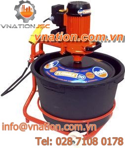 rotor-stator mixer / batch / for mortar / clean-in-place (CIP)