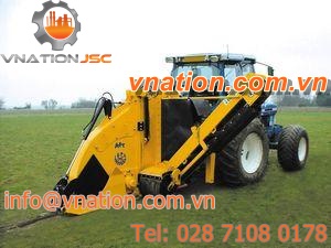 wheel trencher / rubber-tired / tractor