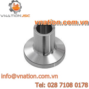flange fitting / straight / stainless steel