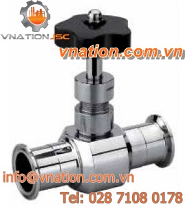needle valve / manual / shut-off / 2-channel