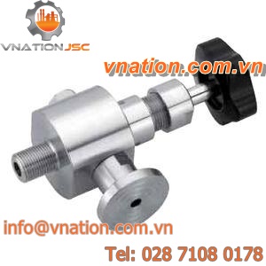 needle valve / manual / shut-off