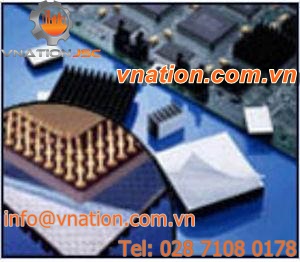 double-sided adhesive tape / acrylic / thermally-conductive / for electronic material