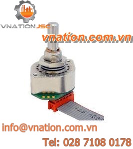 single-pole push-button switch / 48-position / Hall effect / standard