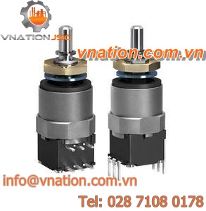 rotary switch / multipolar / 10-position / electromechanical