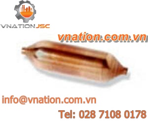 discharge silencer / for compressed air / bronze