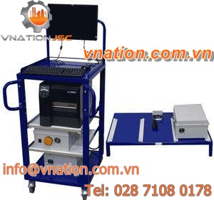 mobile workstation / height-adjustable