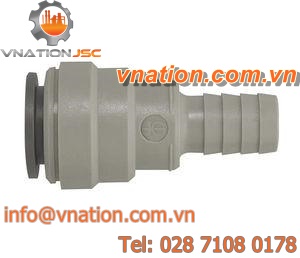 barbed fitting / straight / plastic / high-temperature