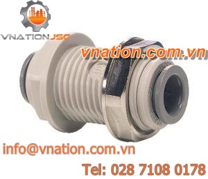 push-fit fitting / reducing / bulkhead / straight