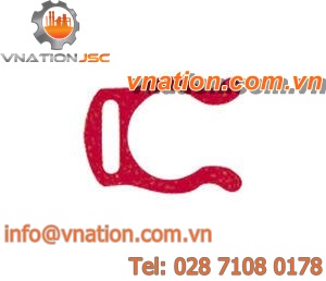 fixing clip / for pipes / plastic