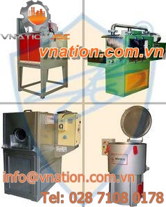 hot air dryer / for bulk materials / continuous