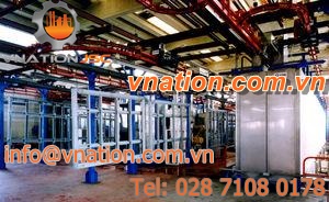 overhead conveyor / horizontal / transport / dual-track