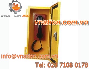 security enclosure / wall-mount / heavy-duty / weather-resistant