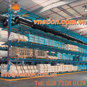 cantilever shelving / order picking / with roof