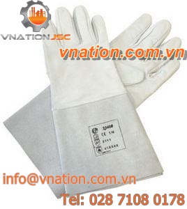 welding gloves / fire-retardant / rubber
