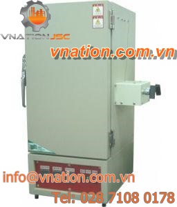 heating furnace / chamber / hot air impingement / CO2
