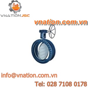 butterfly valve / handwheel / shut-off