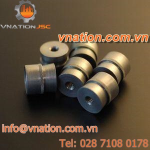 threaded insert / metal / round / tube-end