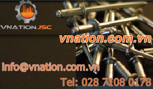 blind rivet / button head / steel