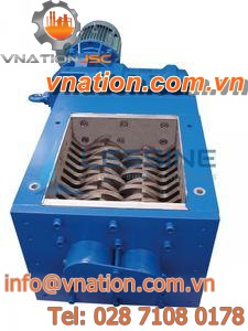 double-shaft shredder / plastics / rugged